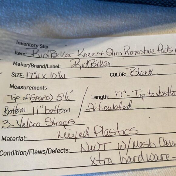 Ridbiker Knee Guards Biker BMX Skater Protective Gear Carrybag - Picture 9 of 9